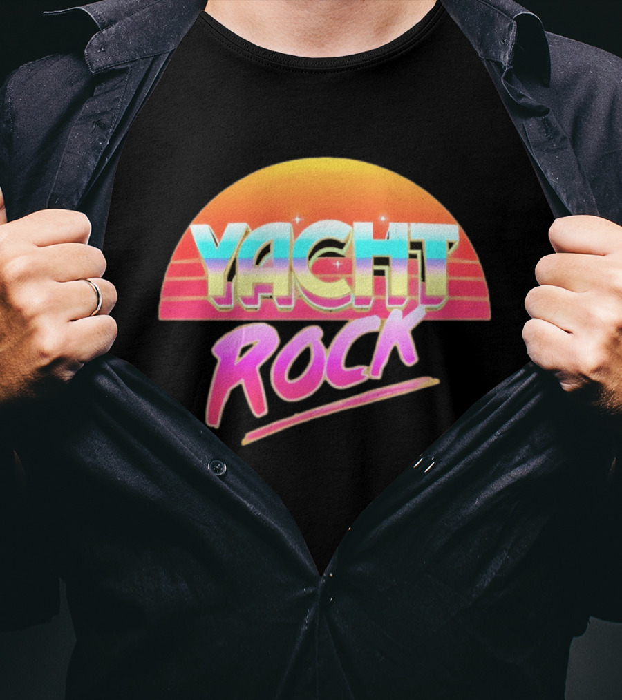 Yacht Rock Sunset Retro Vibes T-Shirt