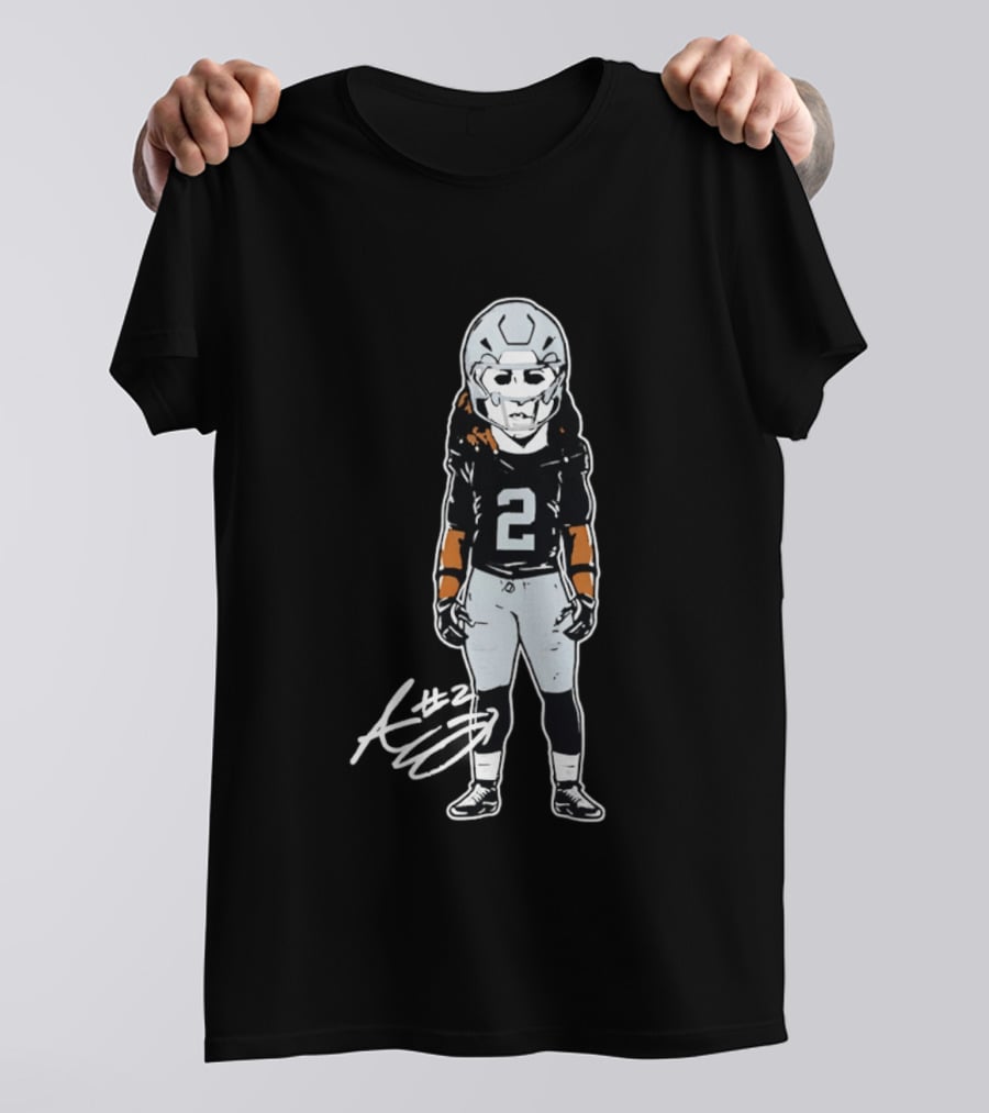 Boogeyman Ashton Jeanty Las Vegas Football Number 2 T-Shirt