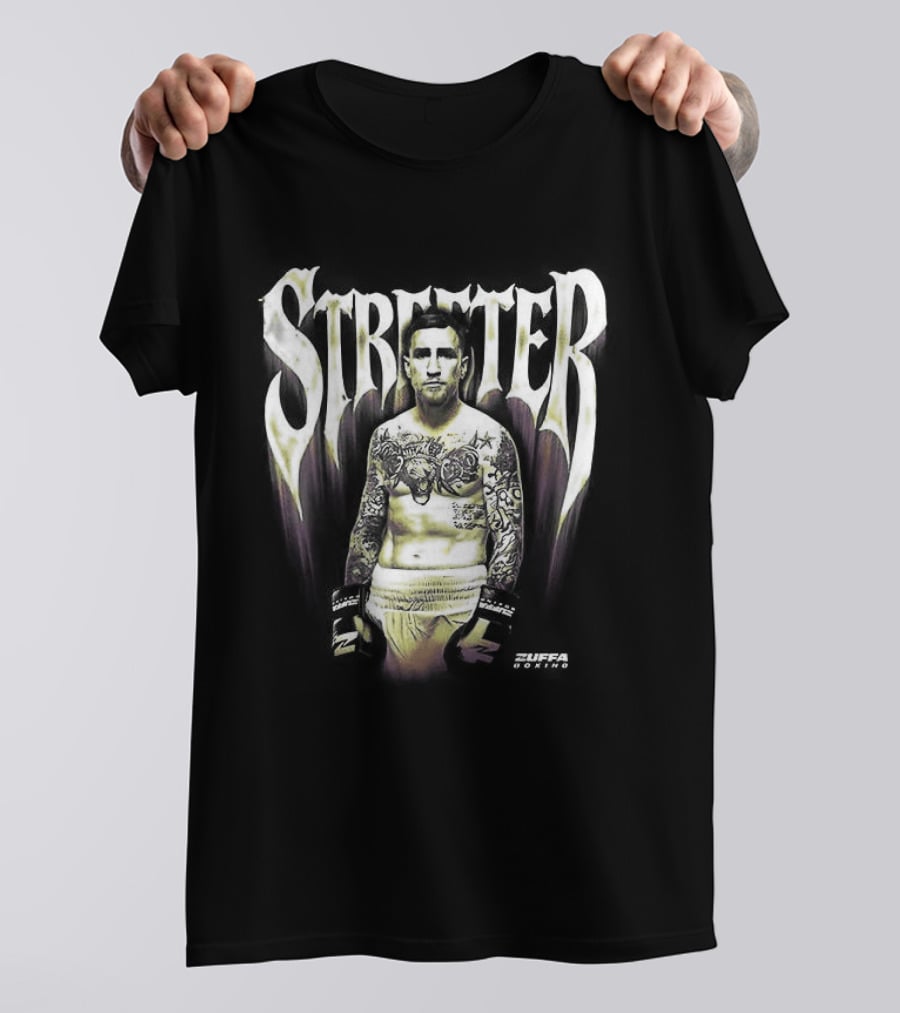 Casey Streeter Zuffa Boxing Fighter Pose Name T-Shirt