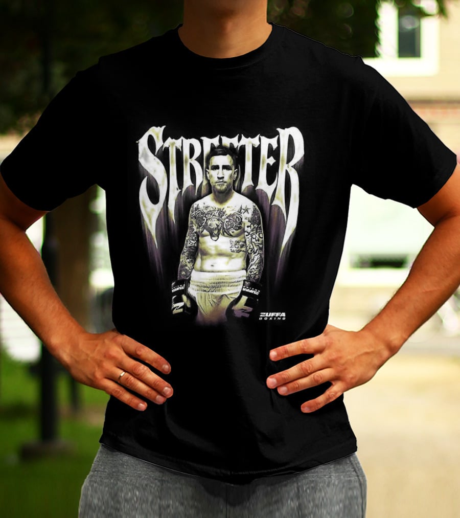 Casey Streeter Zuffa Boxing Fighter Pose Name T-Shirt