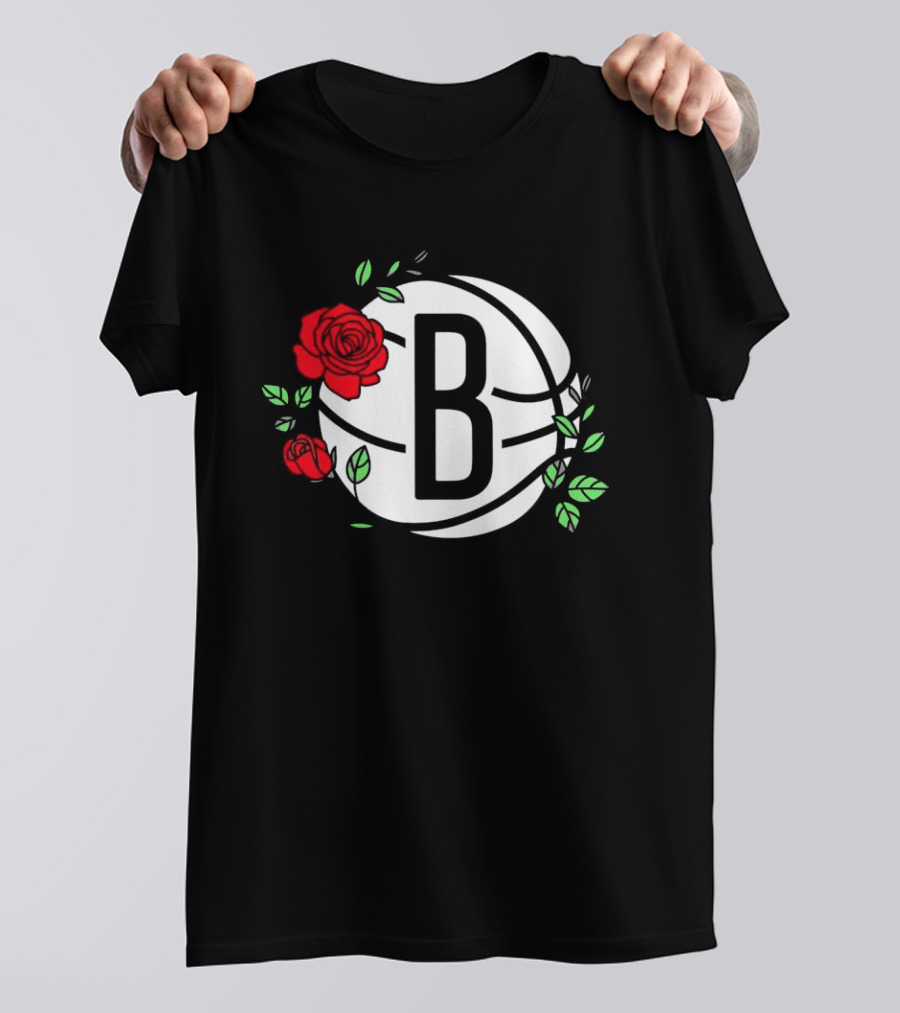 Brooklyn Nets B Roses Sant Jordi's Day Coach Fernández T-Shirt