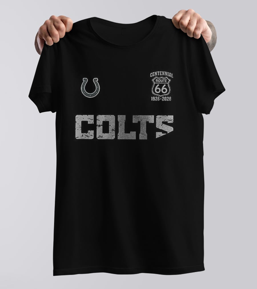 Indianapolis Colts Route 66 Centennial 100th Anniversary T-Shirt