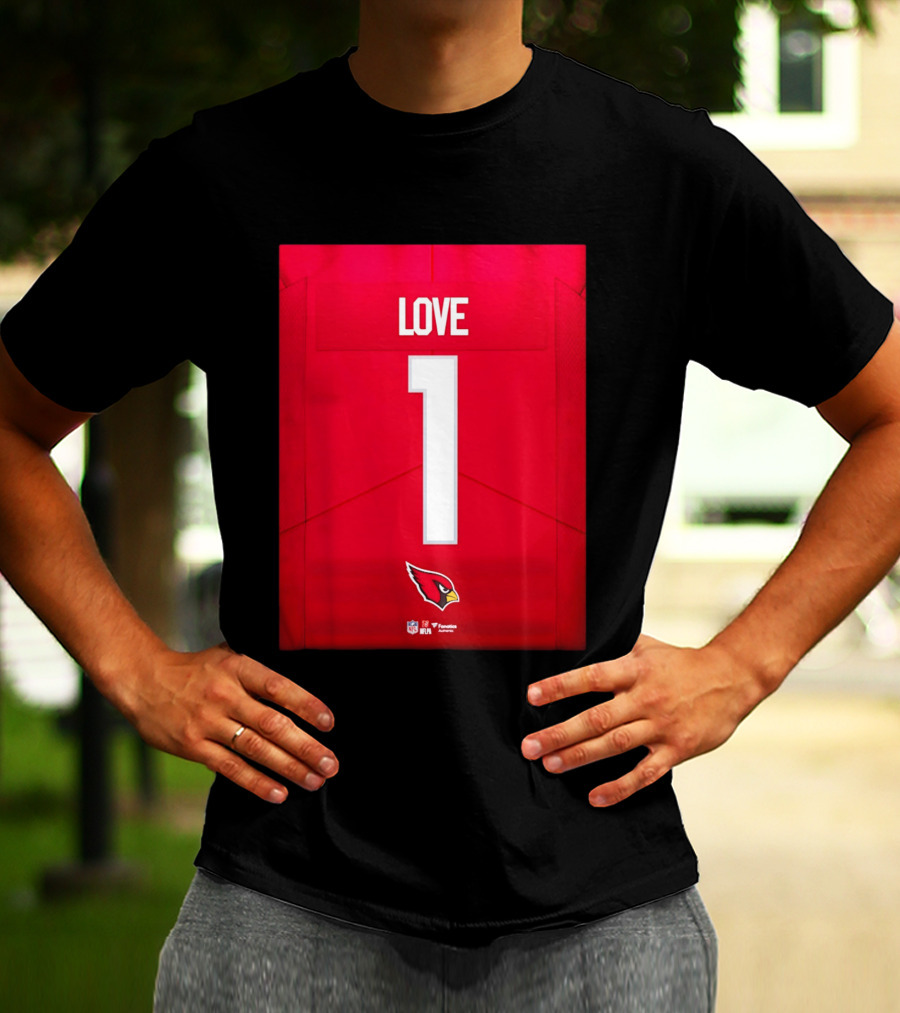 Arizona Cardinals 2026 Draft Love 1 Jersey T-Shirt