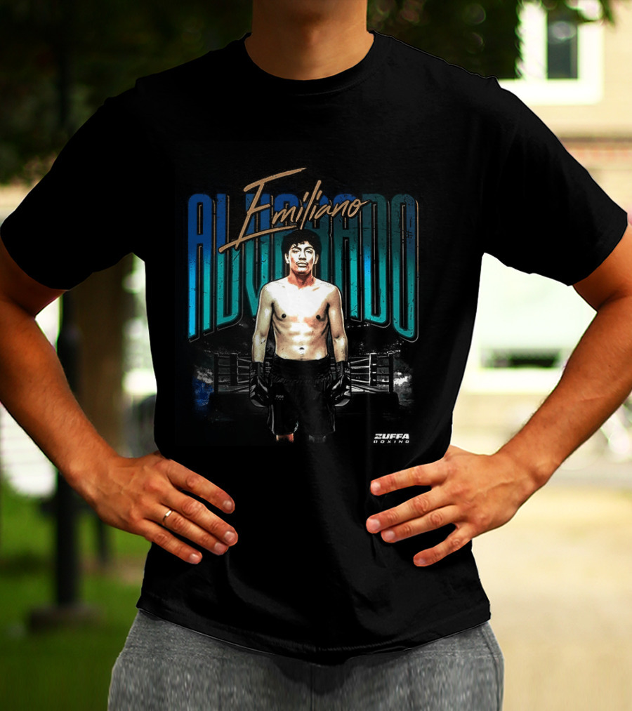 Emiliano Alvarado Zuffa Boxing Fighter Pose Arena Alvarado T-Shirt