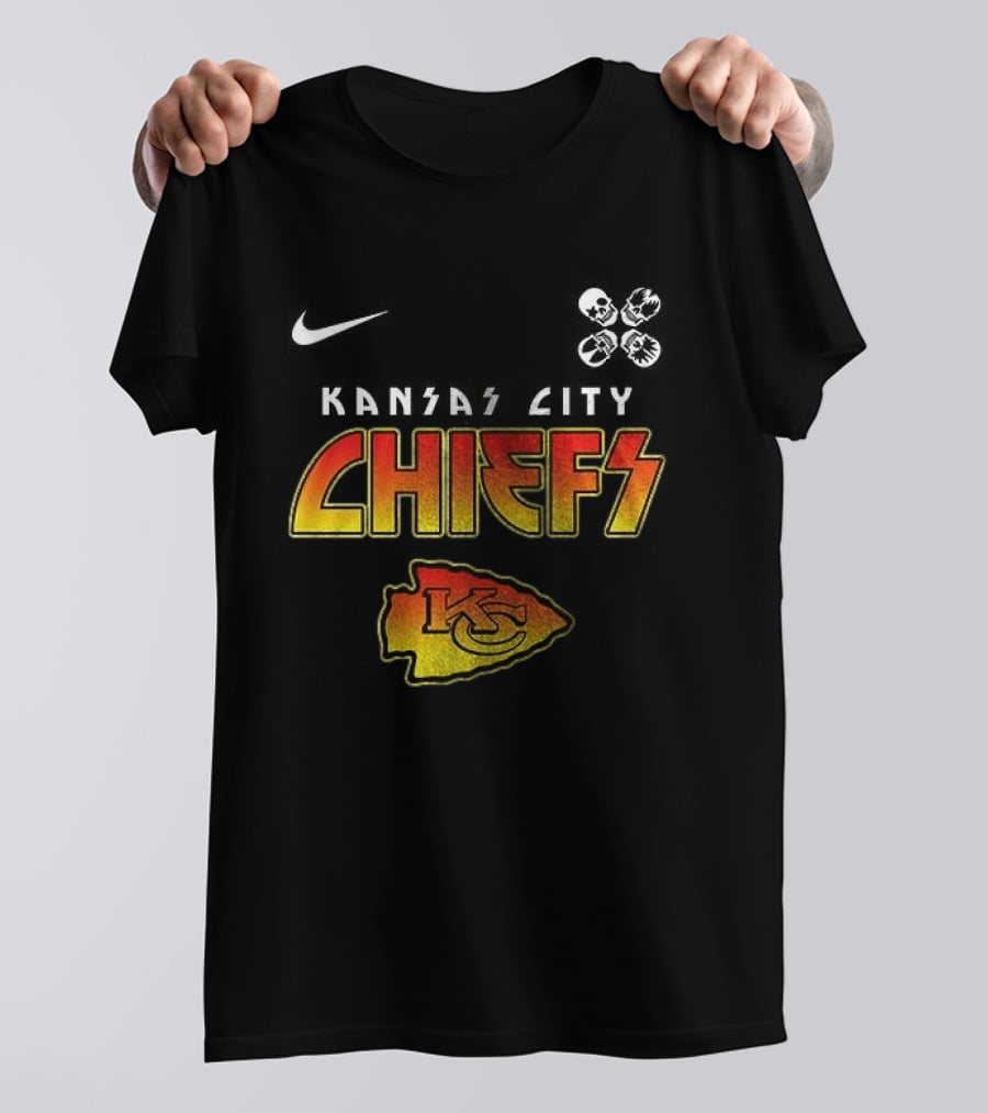 Kansas City Chiefs Rock And Roll All Nite Abbey Road T-Shirt