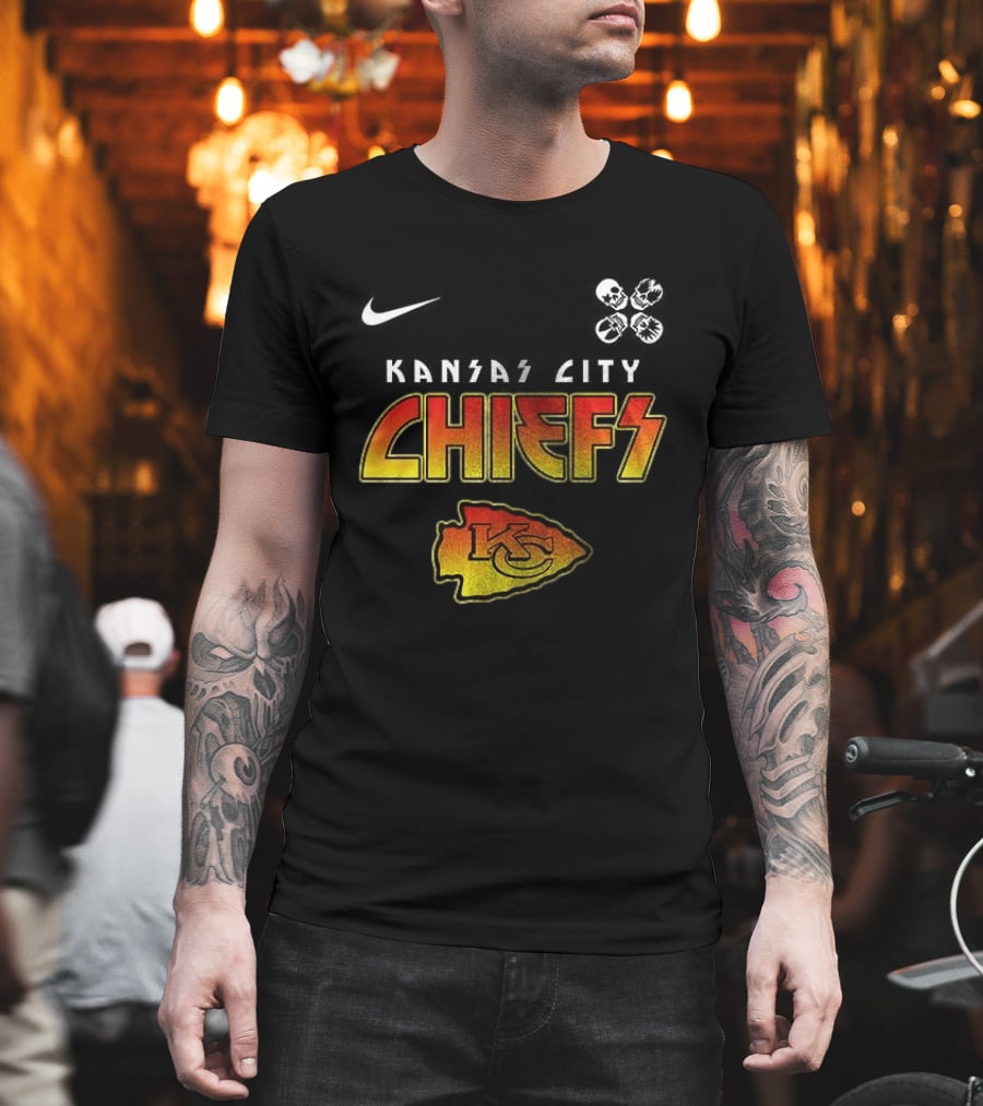 Kansas City Chiefs Rock And Roll All Nite Abbey Road T-Shirt