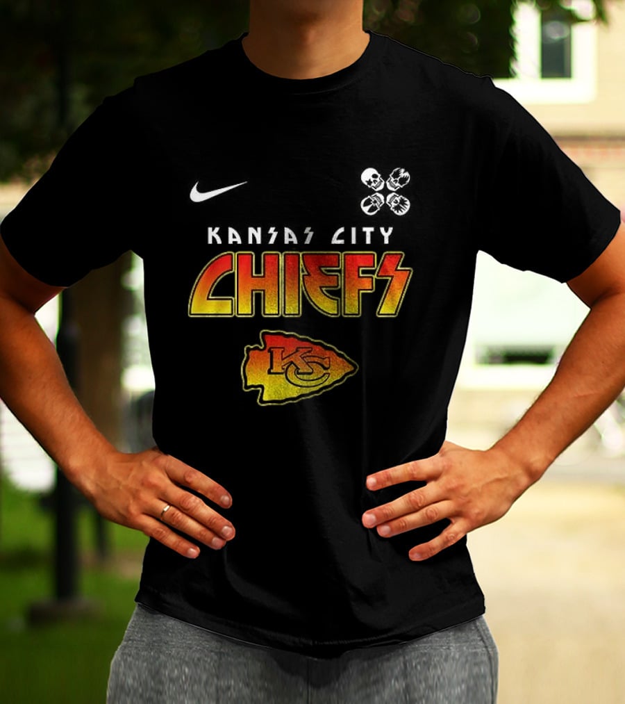 Kansas City Chiefs Rock And Roll All Nite Abbey Road T-Shirt