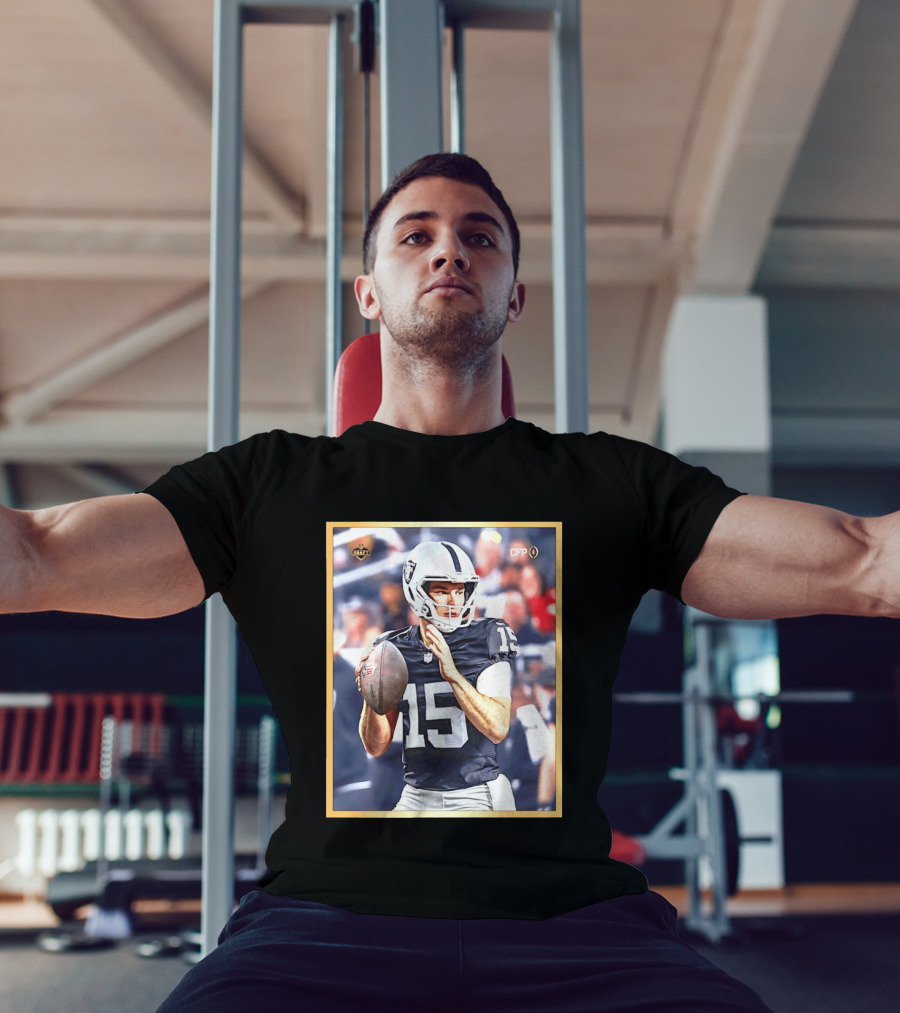 Fernando Mendoza 15 Las Vegas Raiders CFP Draft 2026 T-Shirt