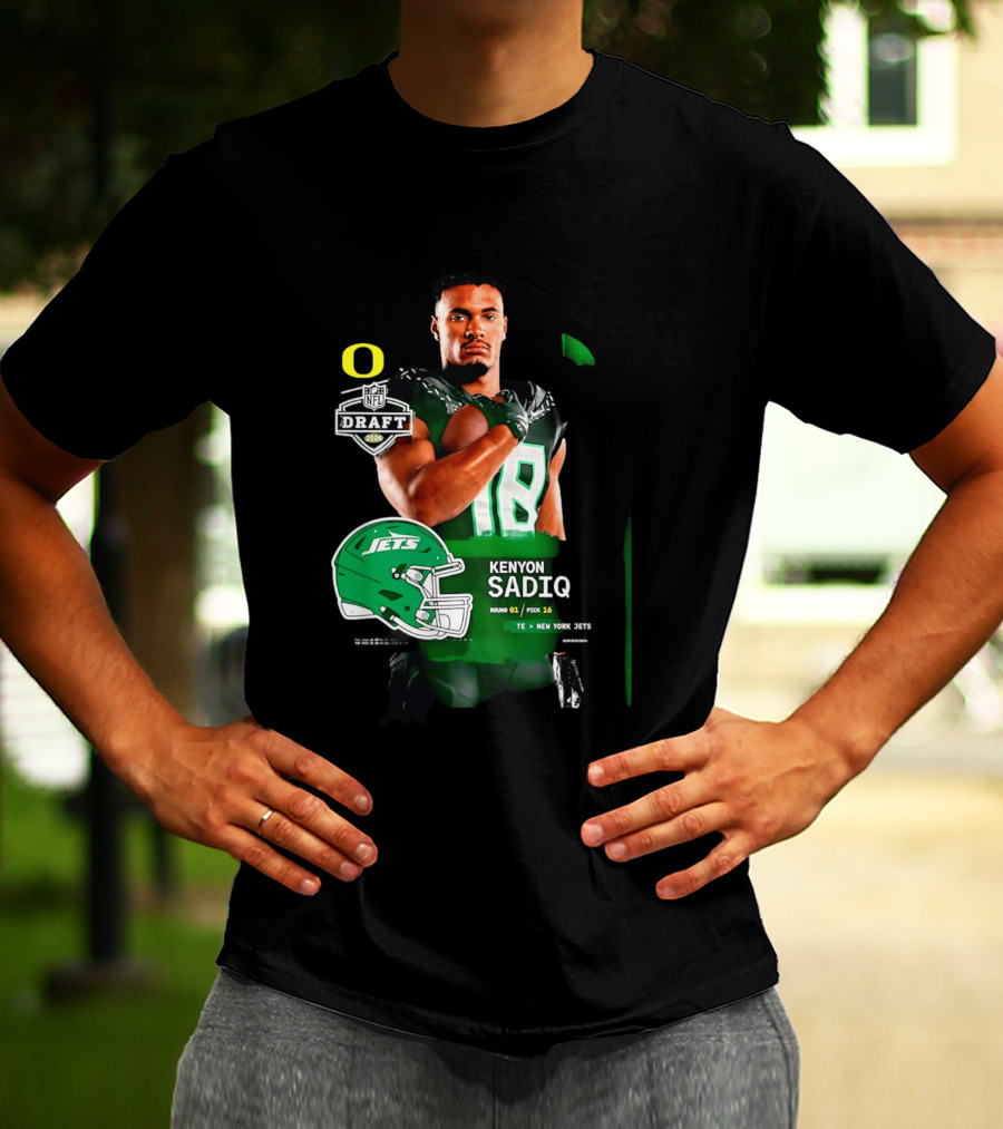 Kenyon Sadiq 2026 NFL Draft Round 1 Pick 16 New York Jets T-Shirt