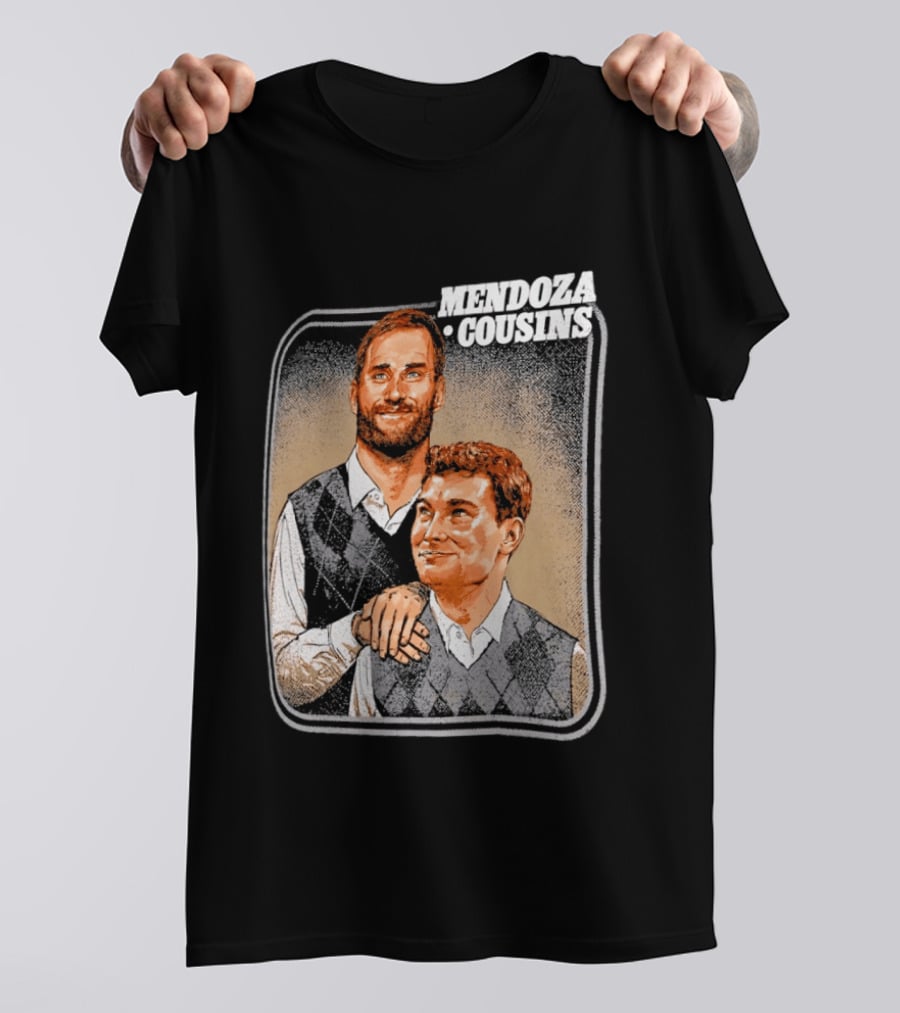 Mendoza Cousins Duo Sweater Vest Pairing T-Shirt