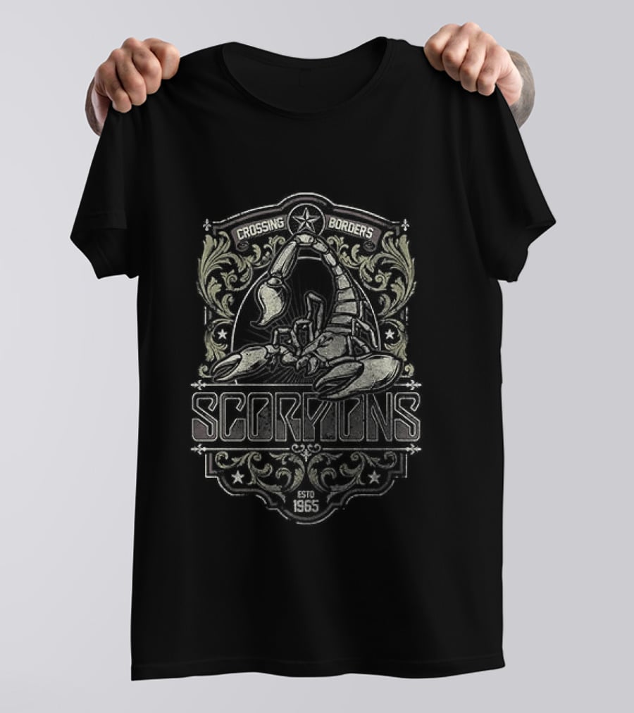 Scorpions Crossing Borders Wind Of Change Album T-Shirt