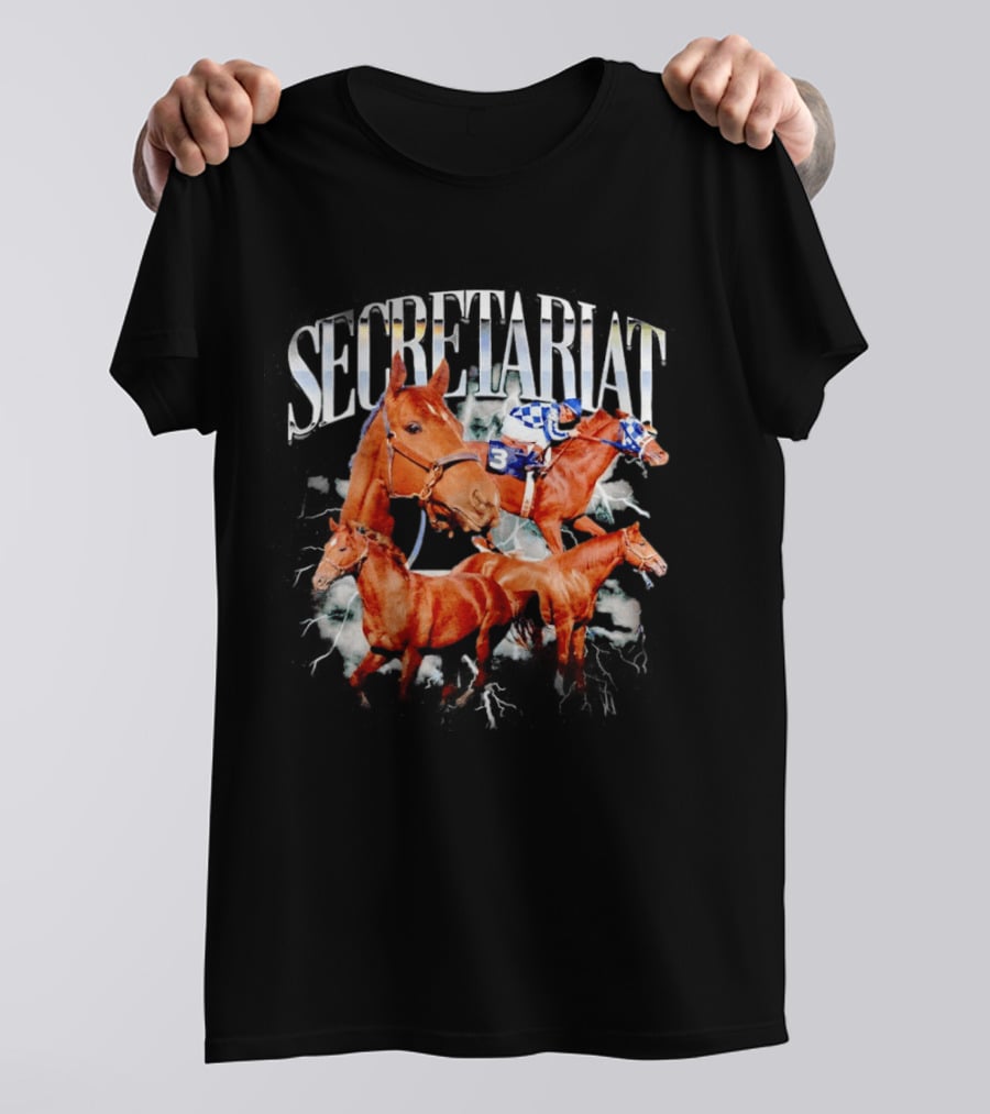 SECRETARIAT Horse Racing Legend Triple Crown Winner T-Shirt