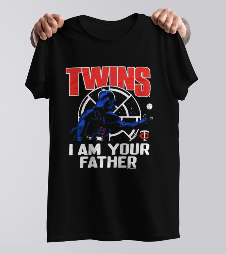Star Wars Twins I Am Your Father Baseball T-Shirt