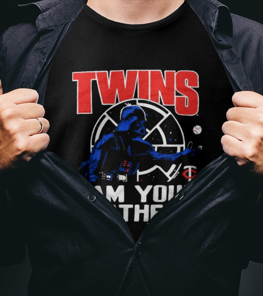 Star Wars Twins I Am Your Father Baseball T-Shirt
