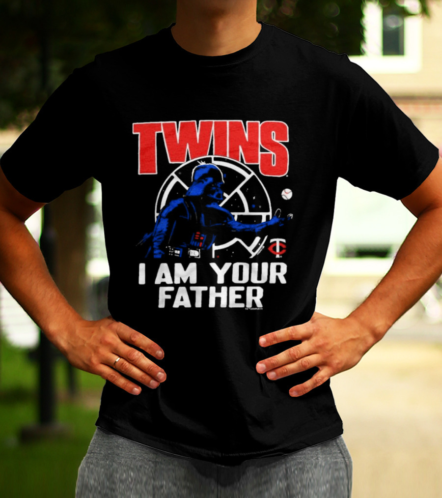 Star Wars Twins I Am Your Father Baseball T-Shirt