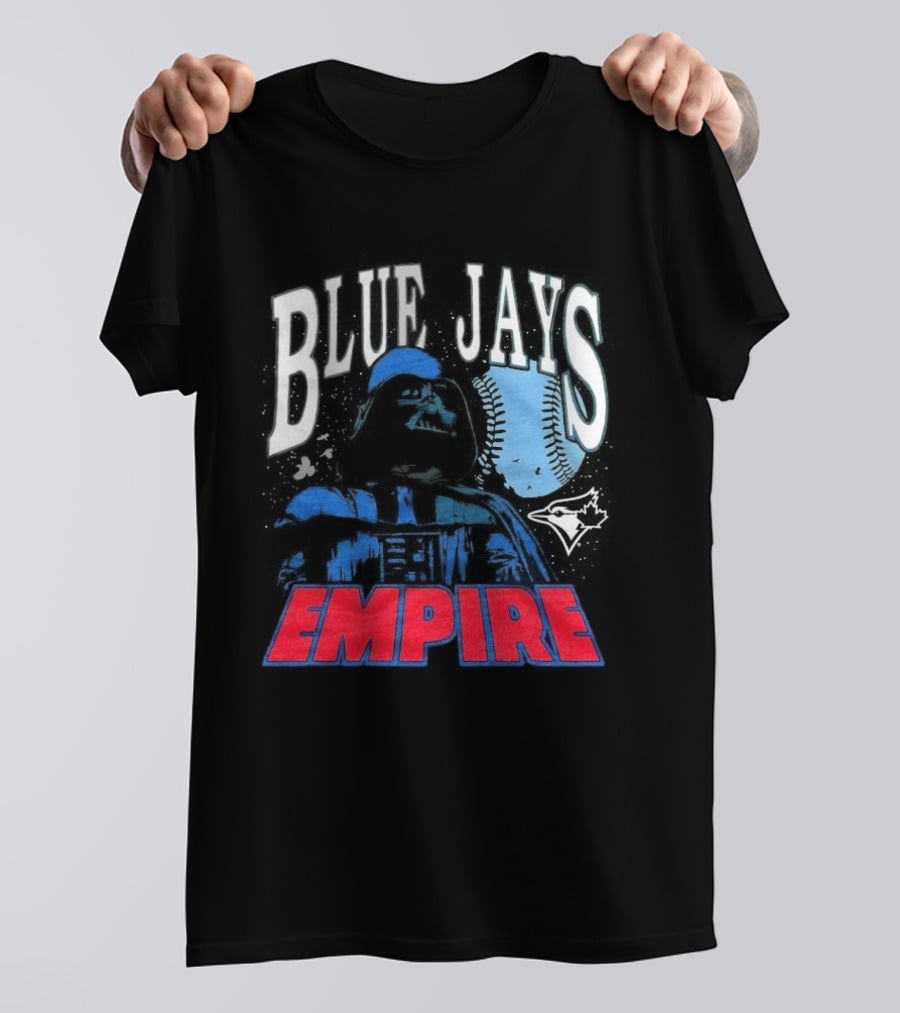 Star Wars MLB Crossover Blue Jays Empire Collaboration T-Shirt