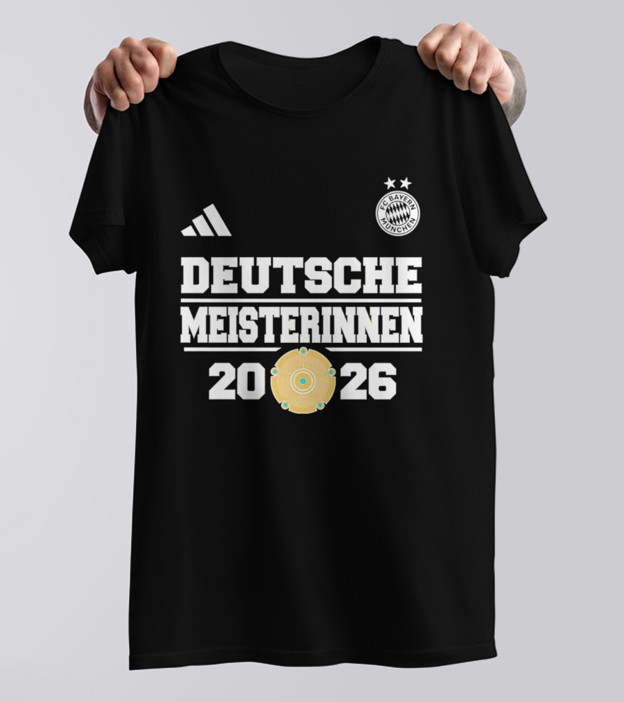 FC Bayern Munich Deutsche Meisterinnen 2026 T-Shirt