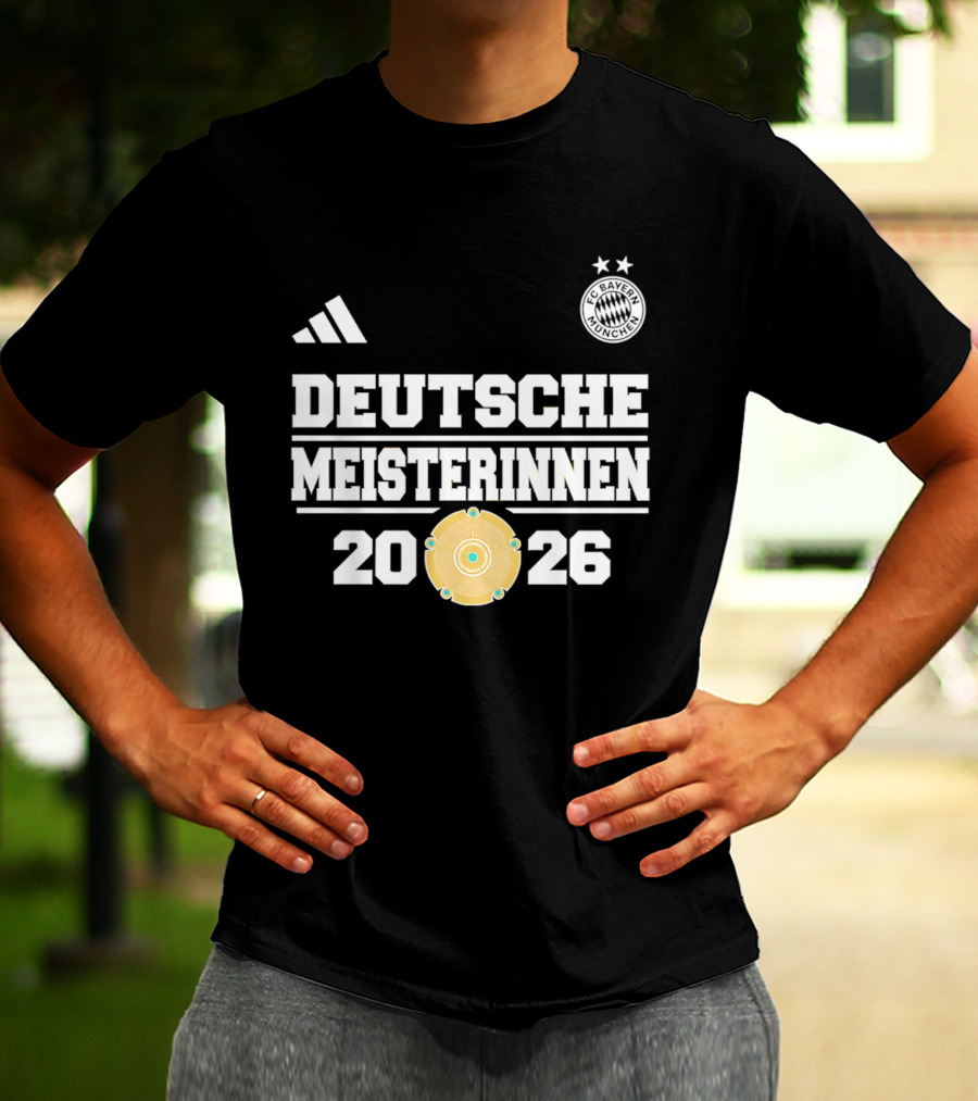 FC Bayern Munich Deutsche Meisterinnen 2026 T-Shirt