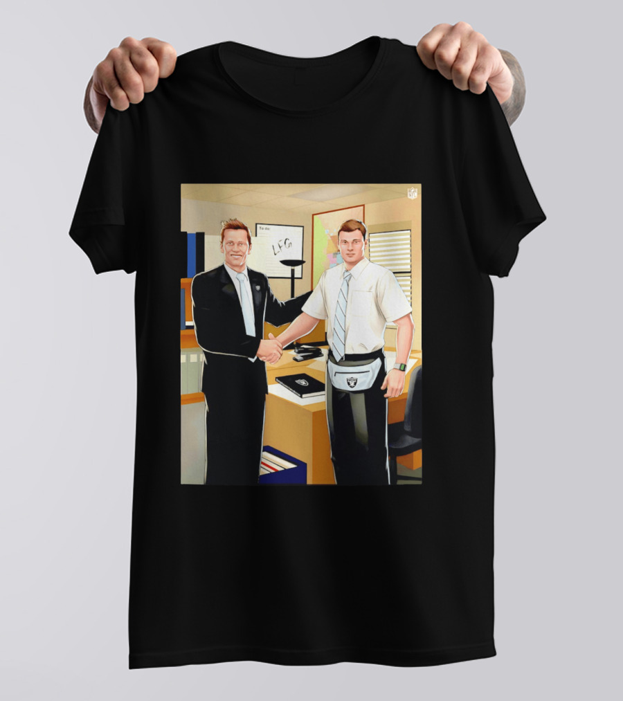 Fernando Mendoza Tom Brady Handshake NFL LFG Las Vegas Raiders T-Shirt