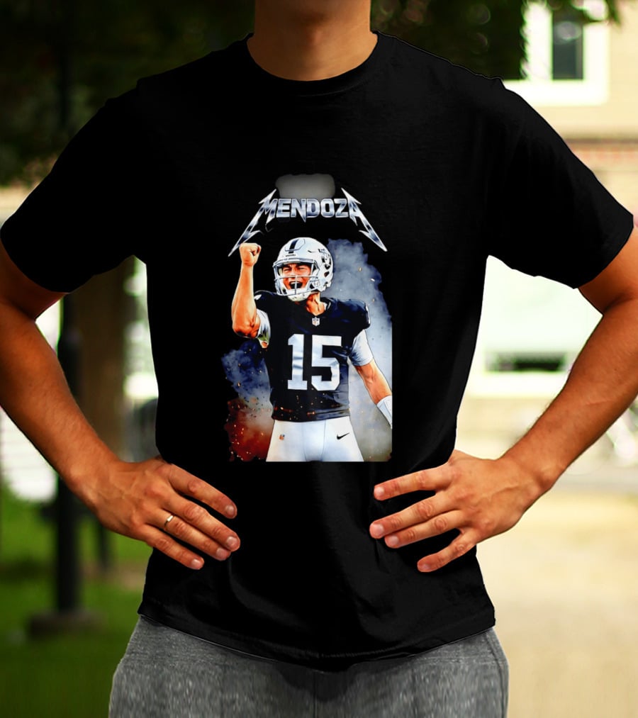 Mendoza Las Vegas Raiders 2026 Draft Fan Gear T-Shirt