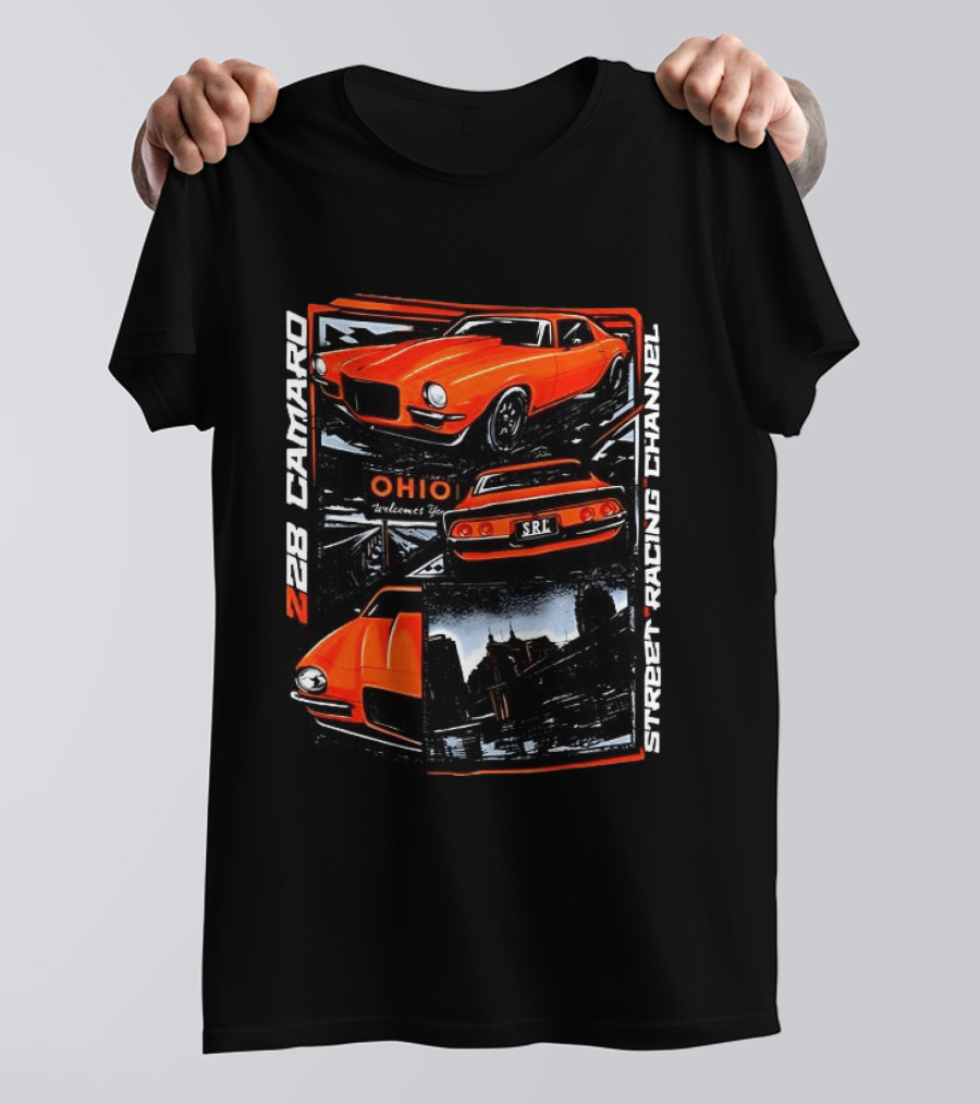 Ohio Welcome Z28 Camaro Street Racing Channel SRL T-Shirt