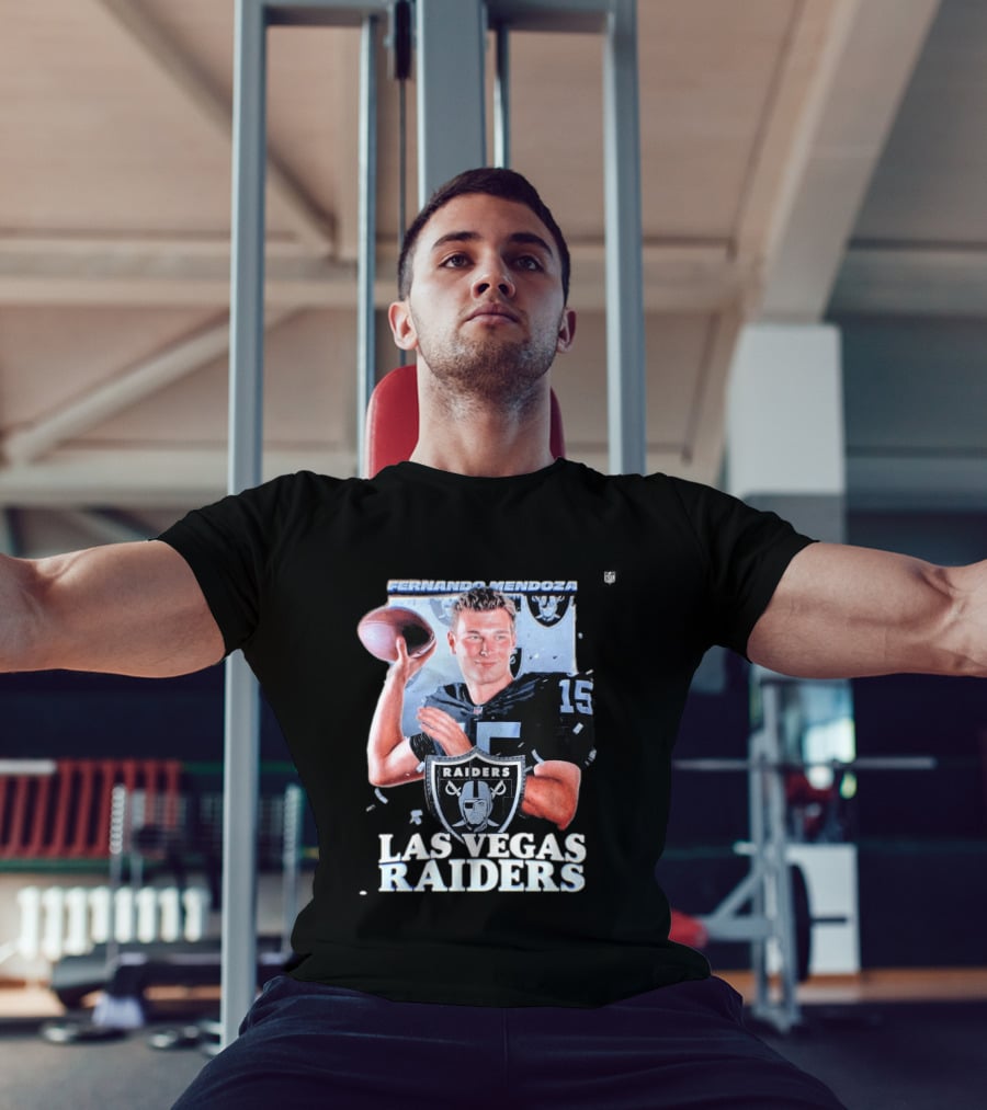 Fernando Mendoza Las Vegas Raiders Quarterback 2026 Mock Draft Prospect T-Shirt
