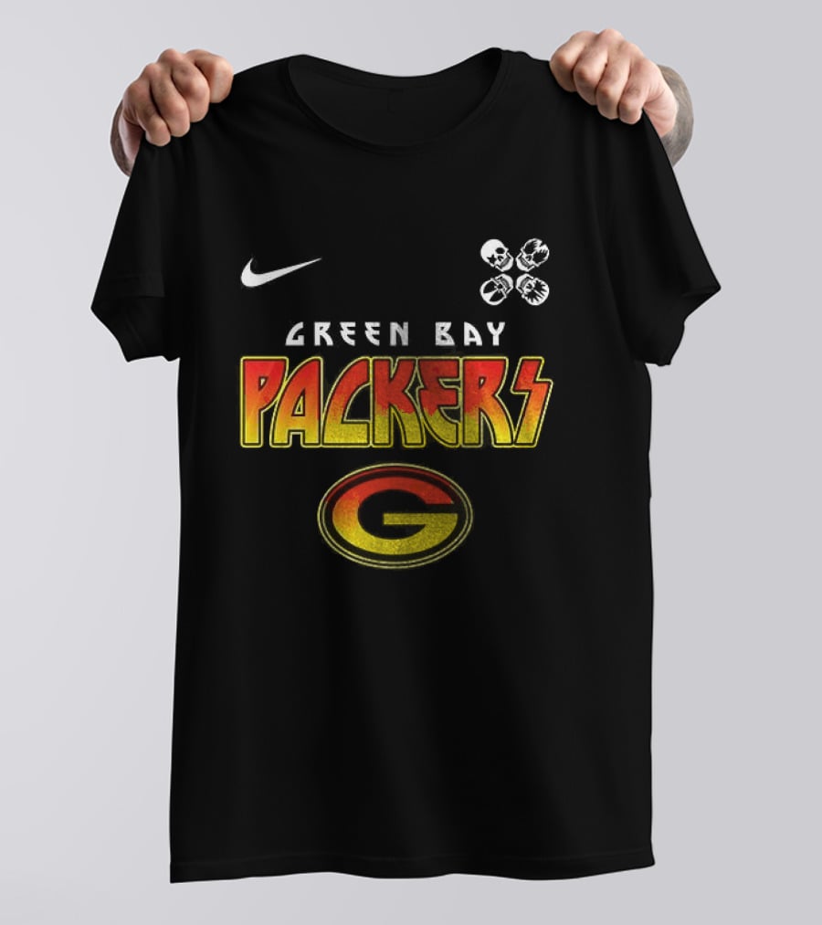 Green Bay Packers Nike Rock And Roll All Nite Abbey Road T-Shirt