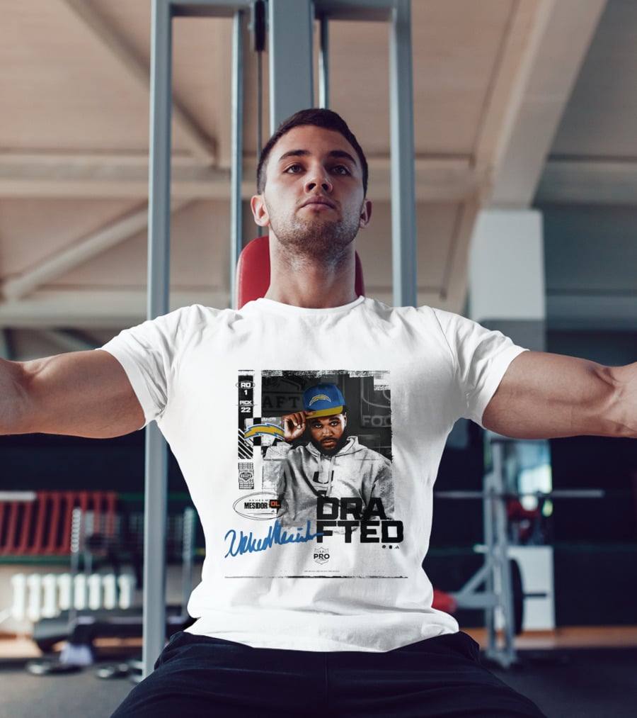 RD 1 Pick 22 Akheem Mesidor Los Angeles Chargers Draft 2026 T-Shirt
