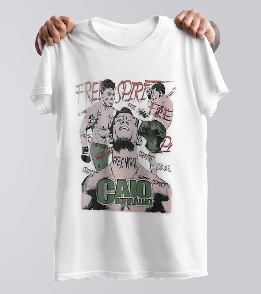 Caio Borralho Free Spirit MMA Fighter Full Violence T-Shirt