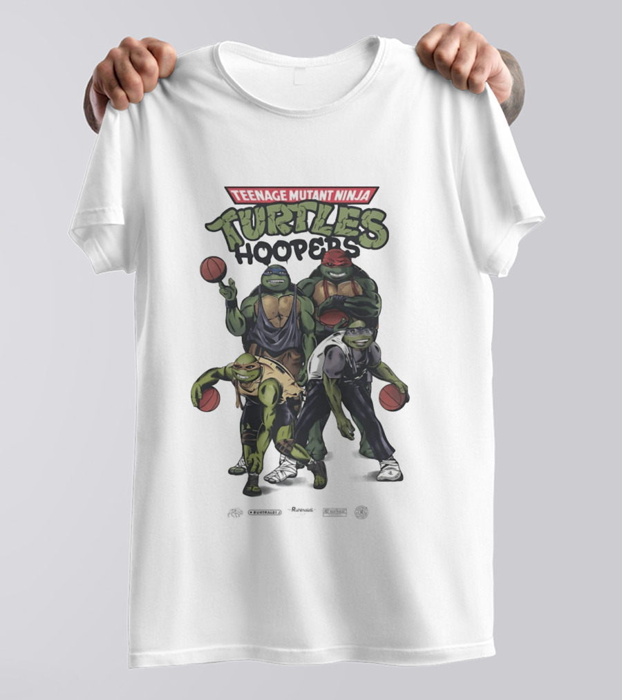 Teenage Mutant Ninja Turtles Hoopers Basketball Crossover New York Knicks T-Shirt