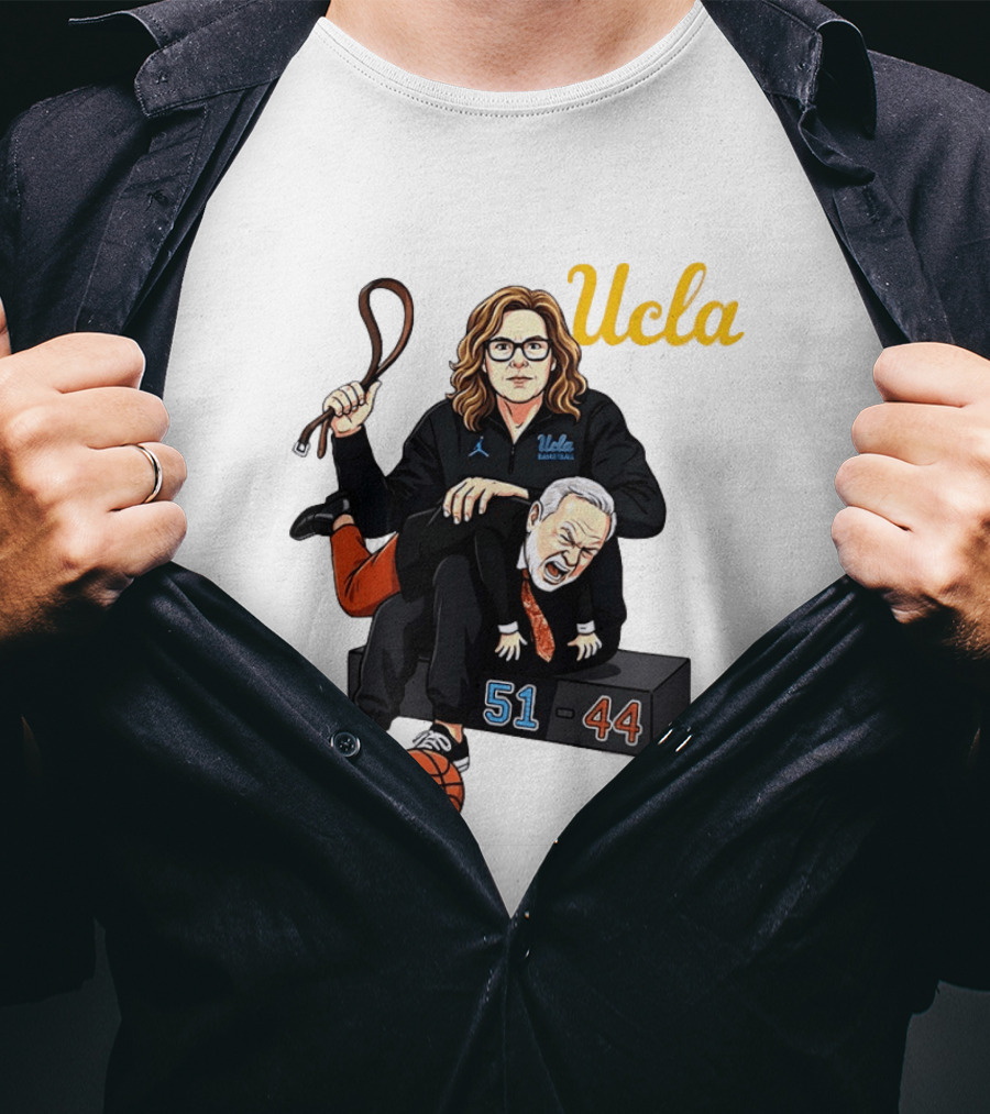 UCLA Bruins Cori Close Vs Vic Schaefer Texas Longhorns 2026 Women's NCAA Tournament Score 51 44 T-Shirt