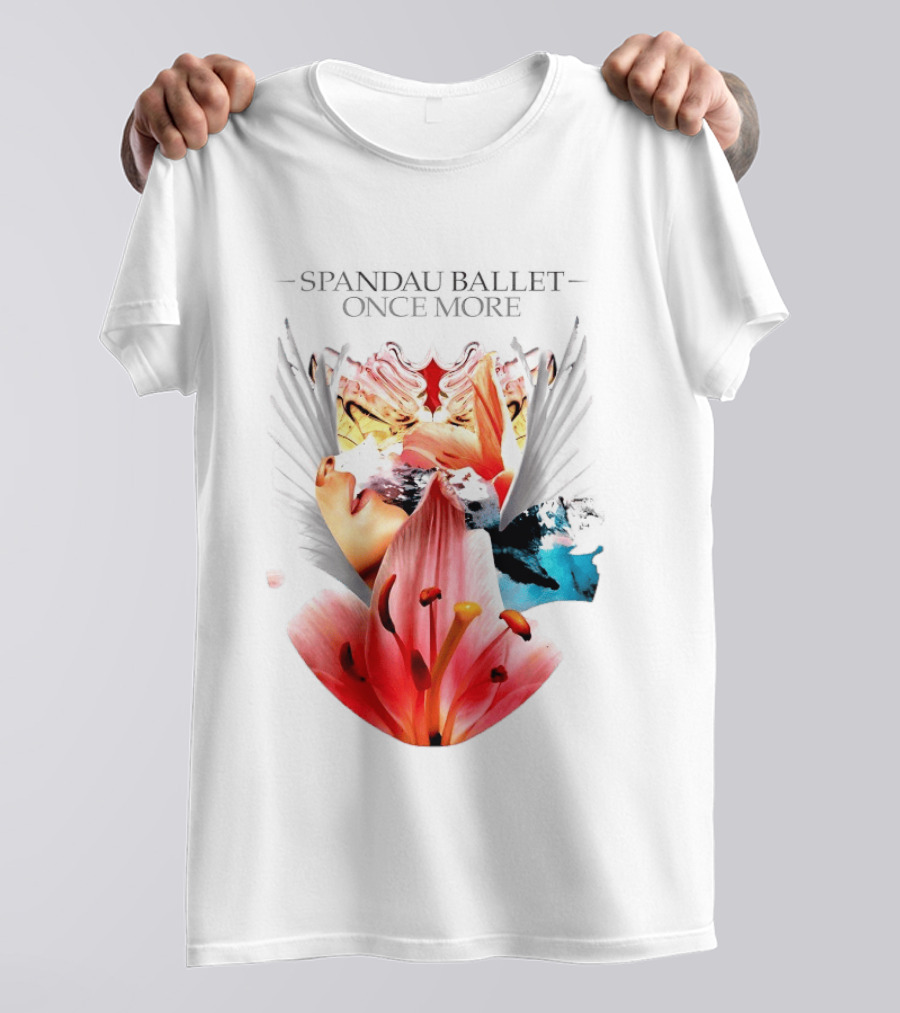 Spandau Ballet Once More Floral Abstract Wings T-Shirt