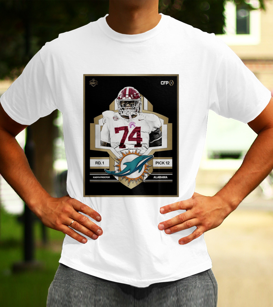 Kadyn Proctor Alabama Crimson Tide Pick 12 Draft 2026 T-Shirt