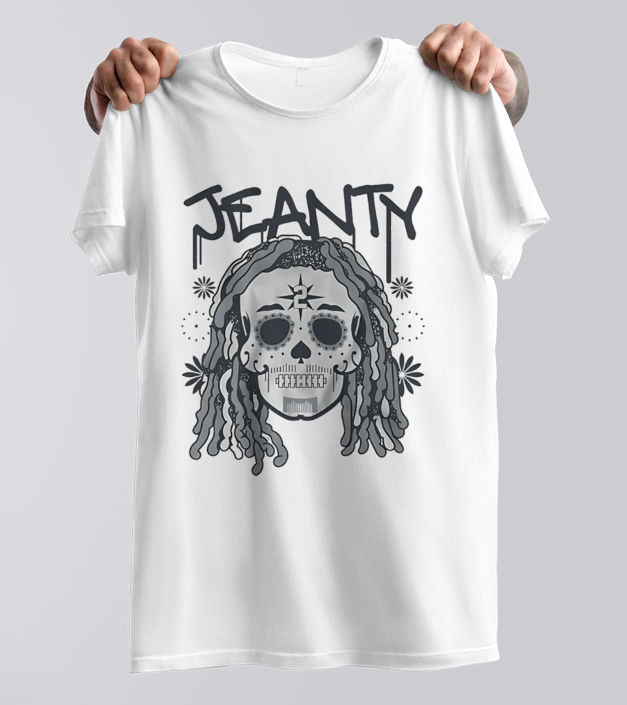 Las Vegas Jeanty Number 2 Sugar Skull Remix T-Shirt