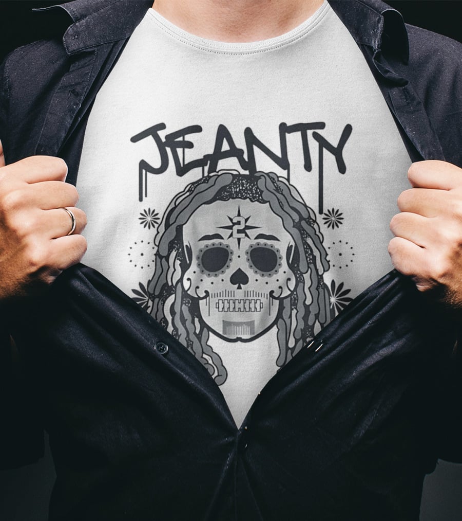 Las Vegas Jeanty Number 2 Sugar Skull Remix T-Shirt