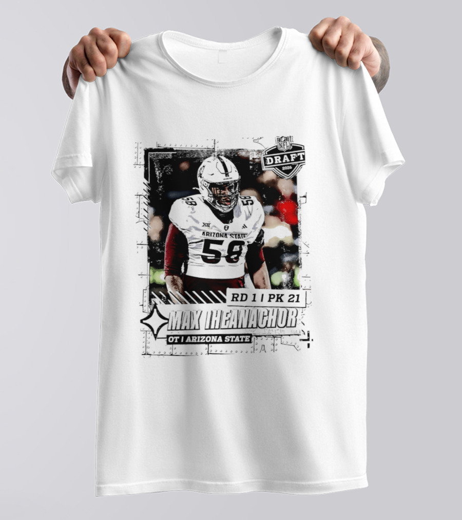 Max Iheanachor RD 11 PK 21 Arizona State Draft 2026 T-Shirt