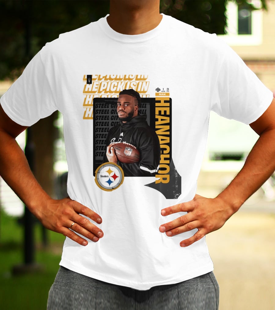Max Iheanachor Steelers NFL Draft Round 1 Pick 21 2026 T-Shirt
