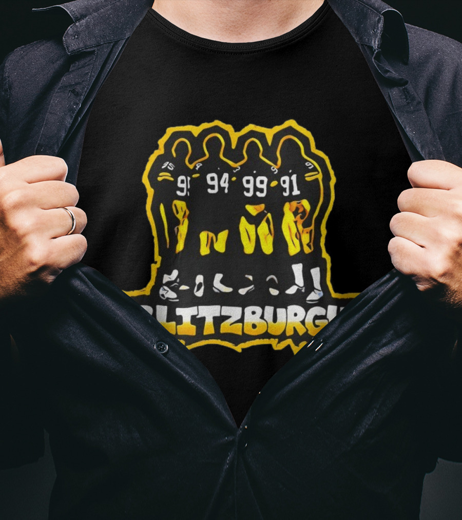 Pittsburgh Steelers Blitzburgh 95 94 99 91 T-Shirt