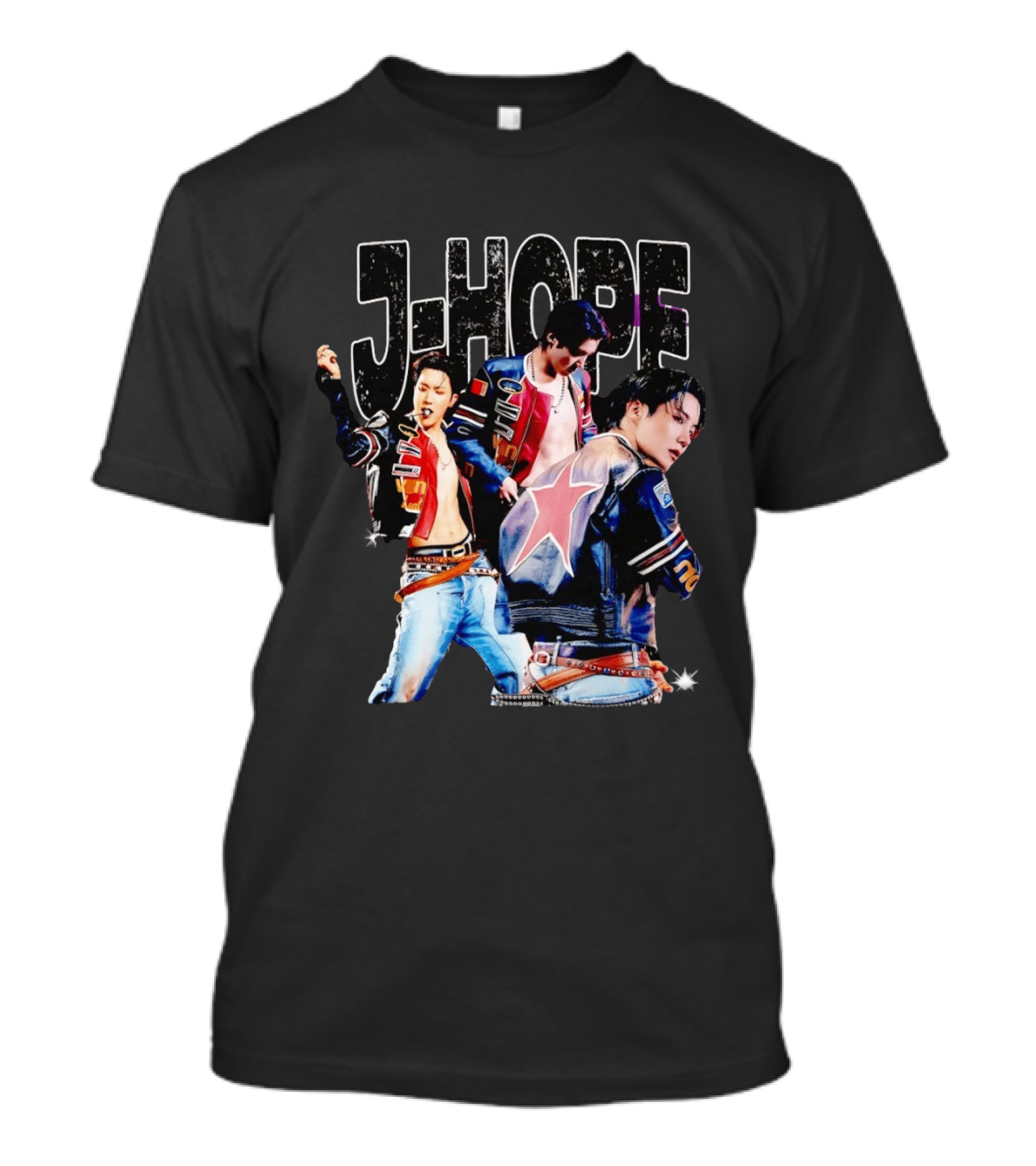 J Hope Korean Pop Star Vintage Jacket Aesthetic T-Shirt