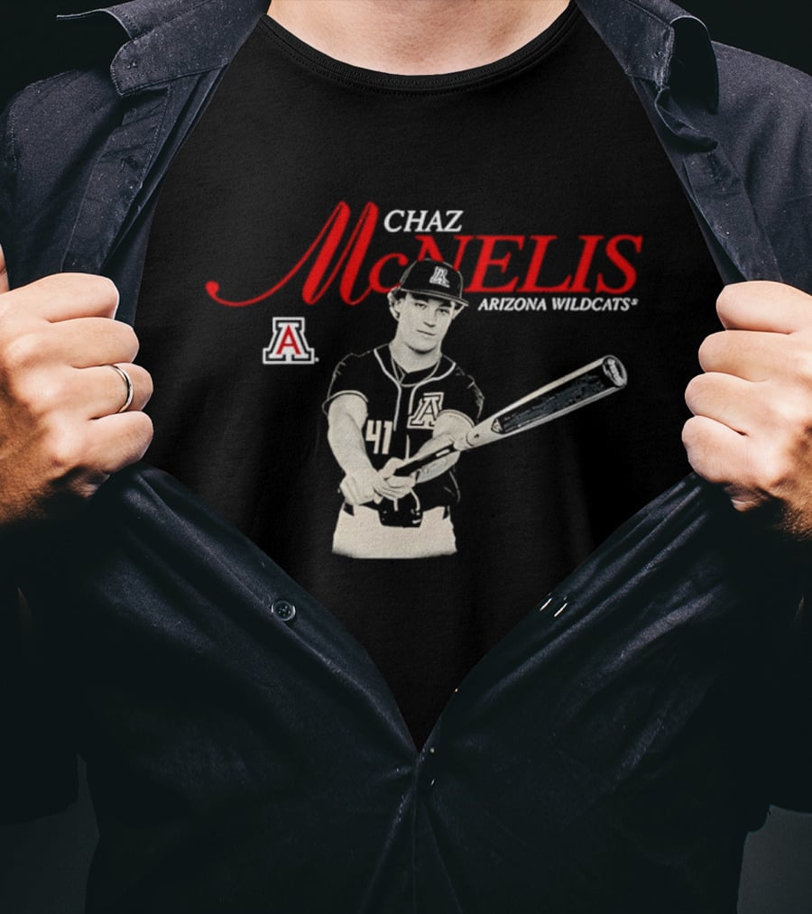 Chaz McNelis Arizona Wildcats Baseball NCAA Legacy T-Shirt
