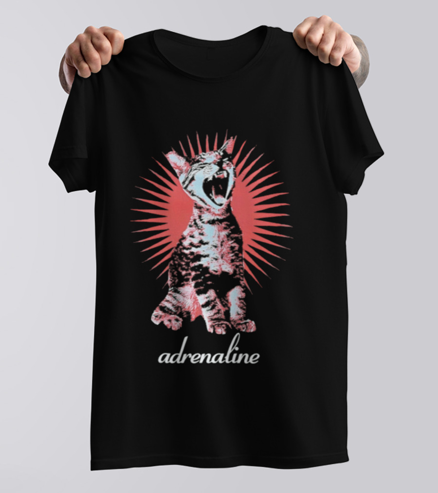Adrenaline Deftone Cat Sunburst T-Shirt