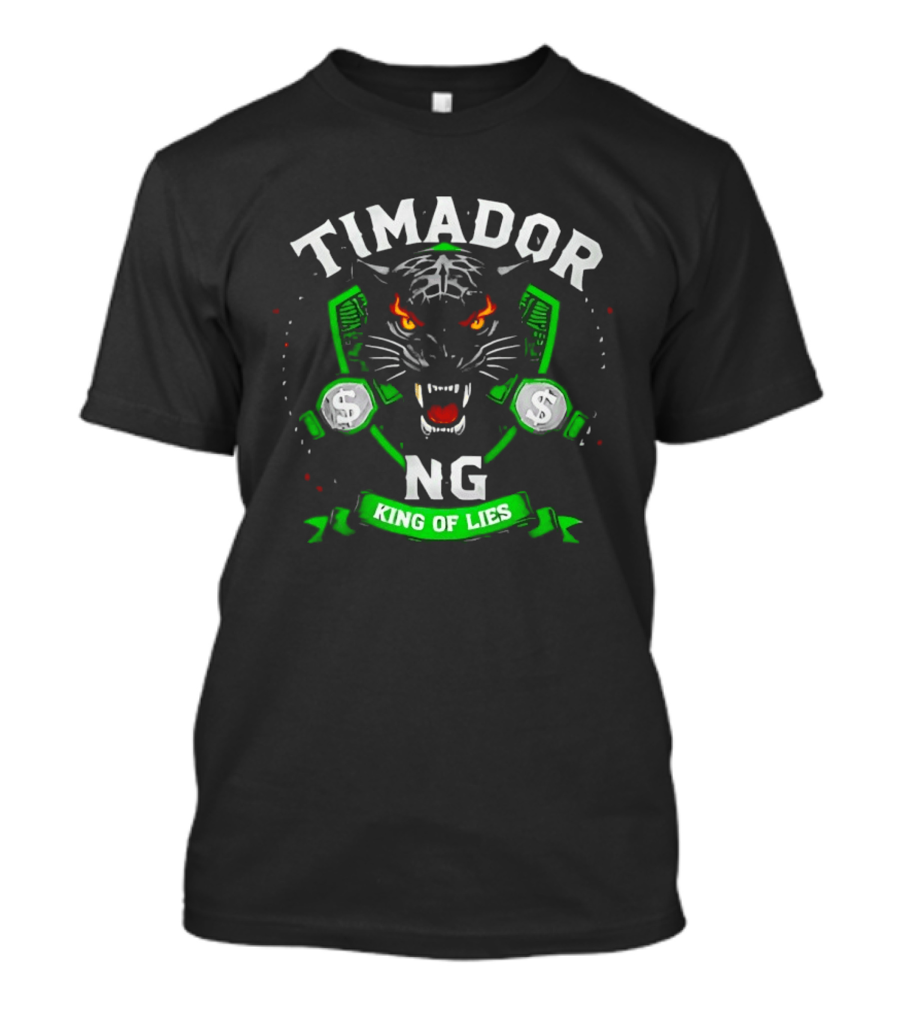 Timador NG Fierce Tiger Face King Of Lies T-Shirt