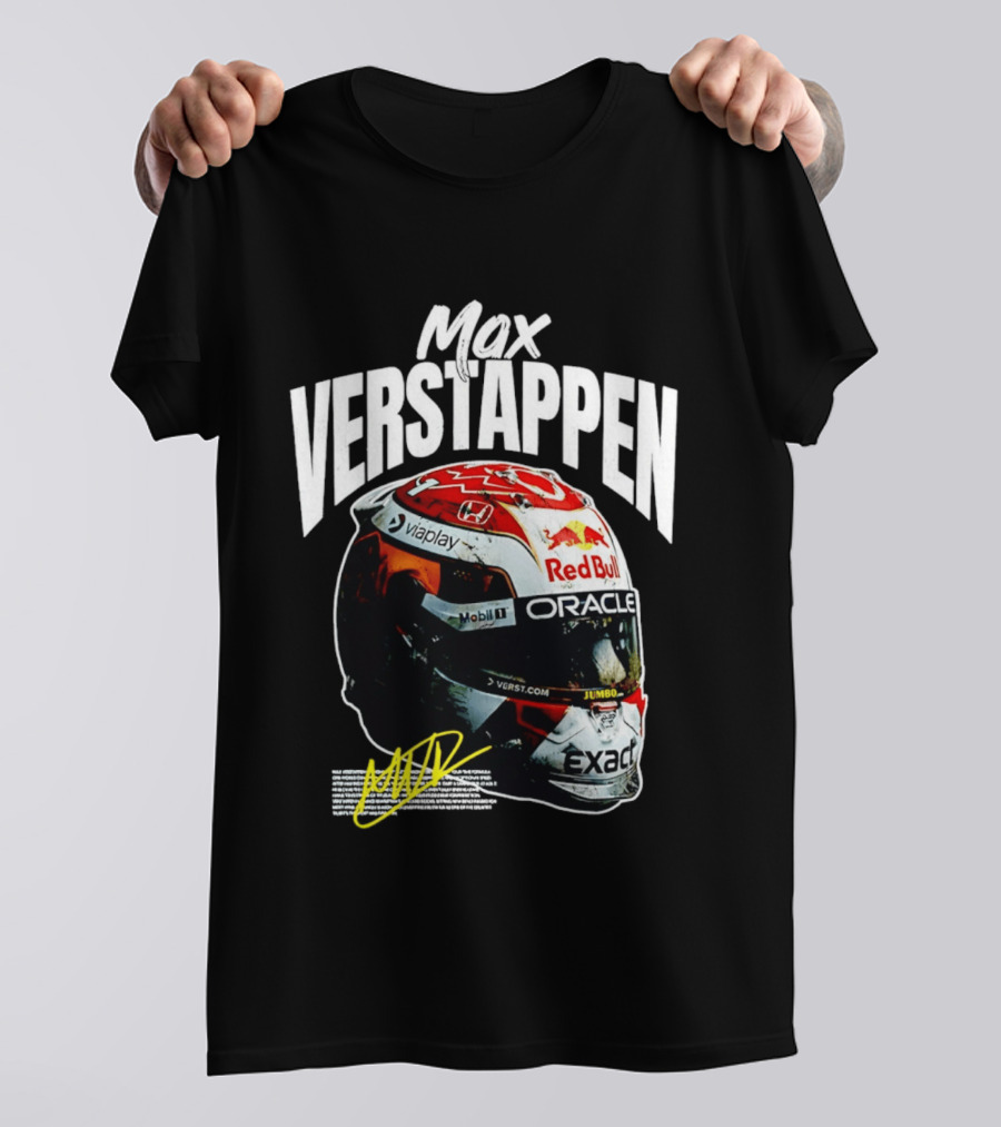 Max Verstappen Red Bull Oracle Racing Helmet T-Shirt