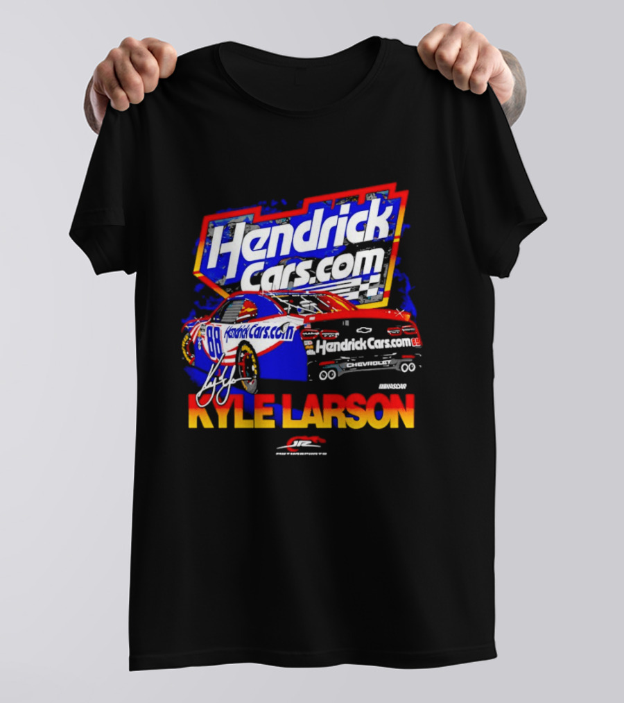 Kyle Larson HendrickCars.com No 88 Chevrolet Camaro SS Racing T-Shirt
