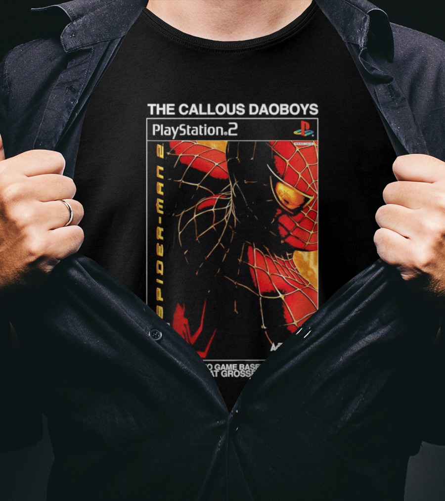 The Callous Daoboys PlayStation Spider Man 2 Activision Video Game Sequel T-Shirt