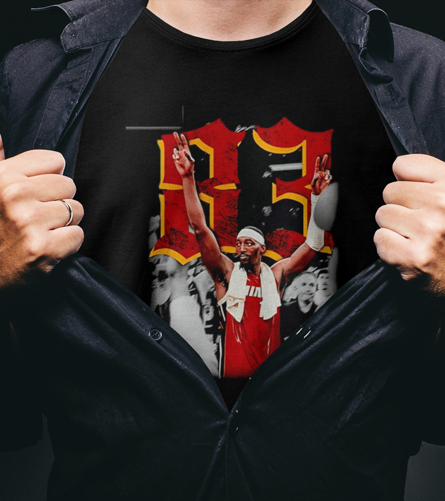 Miami Heat Bam Adebayo 13 Fan Collage T-Shirt