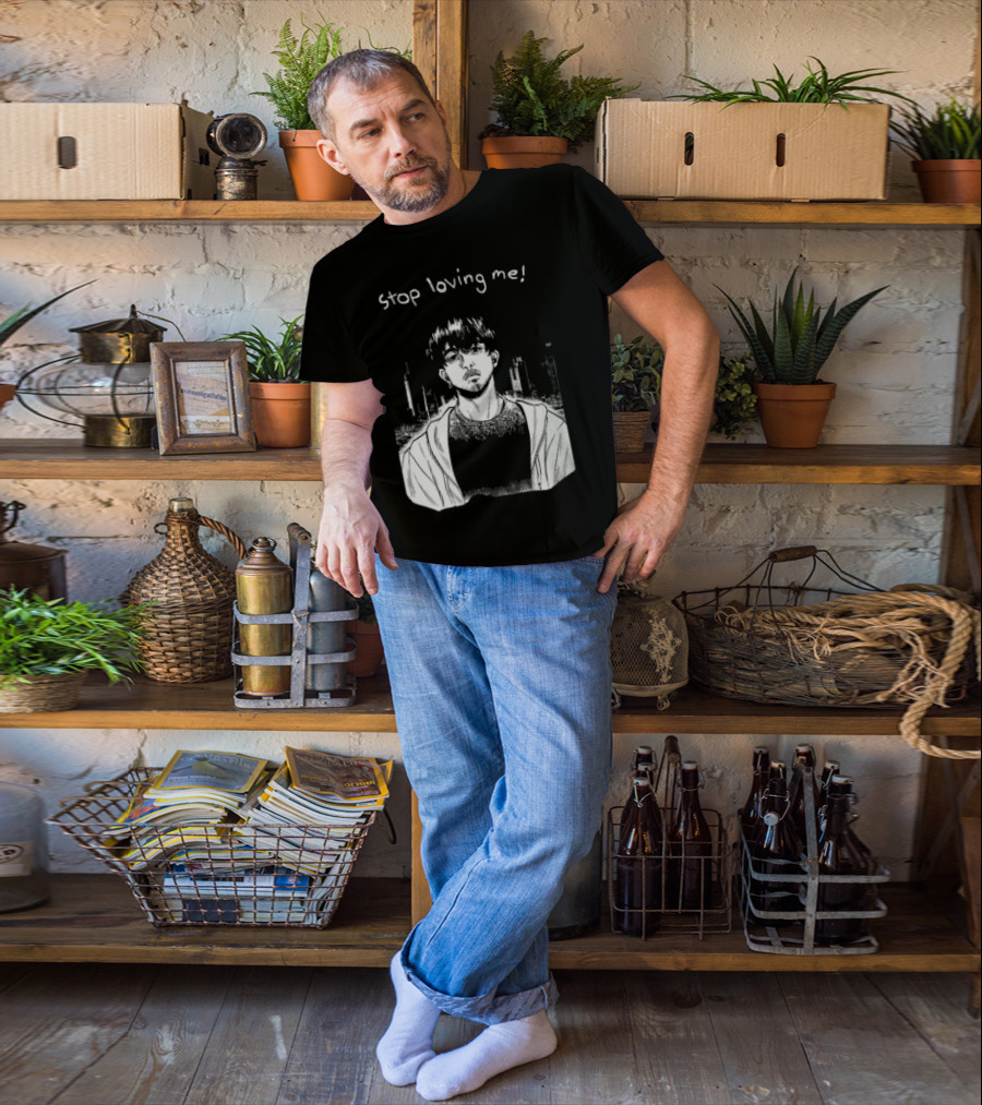 Stop Loving Me Manga Character Urban Scene T-Shirt