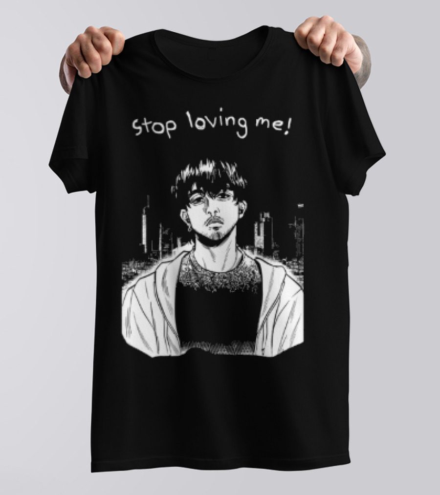Stop Loving Me Manga Character Urban Scene T-Shirt