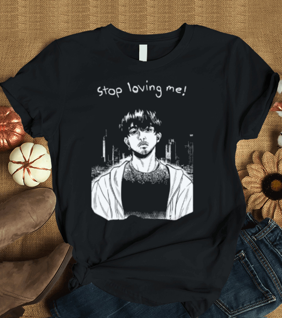 Stop Loving Me Manga Character Urban Scene T-Shirt