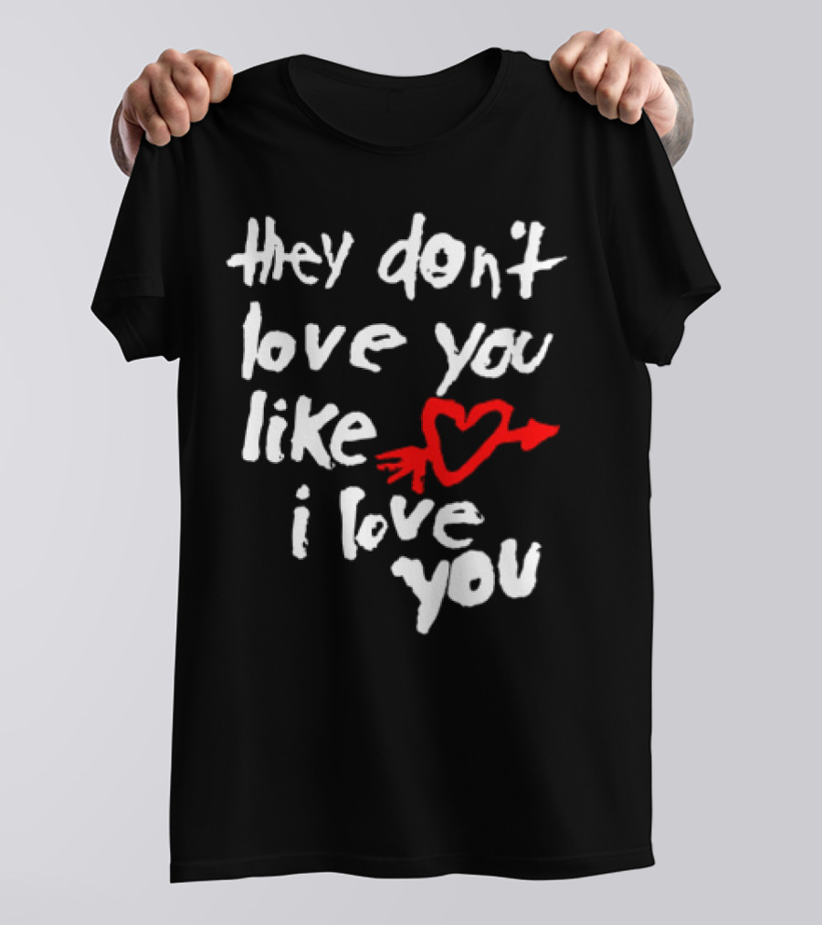 Yeah Yeah Yeahs They Don't Love You Like I Love You Red Heart Arrow T-Shirt